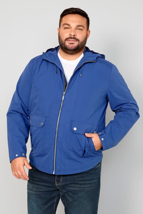 Men+ Jacke, Kapuze, Zipper, Bauchfit, bis 82