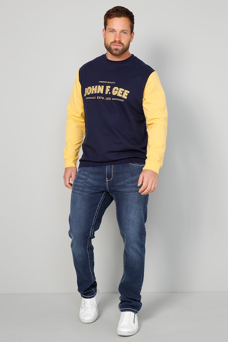 John F. Gee Sweatshirt, zweifarbig, bis 72/74