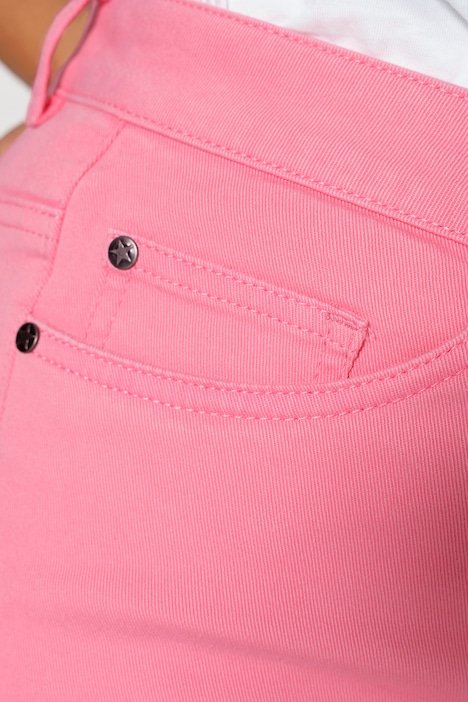 Jeans-Culotte, Regular Fit, weiter Fransensaum, 5 Pocket