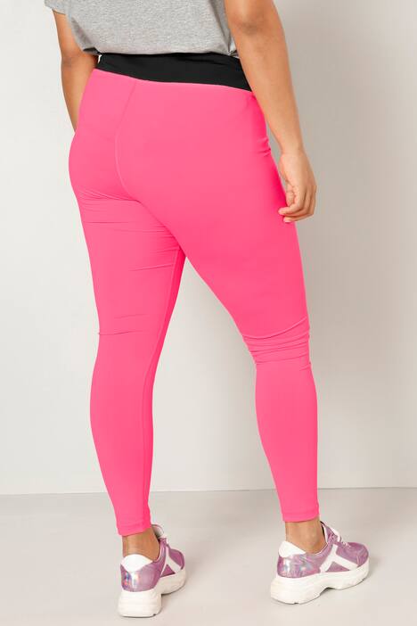 Funktions-Leggings, schnell trocknend, Schriftzug, Elastikbund