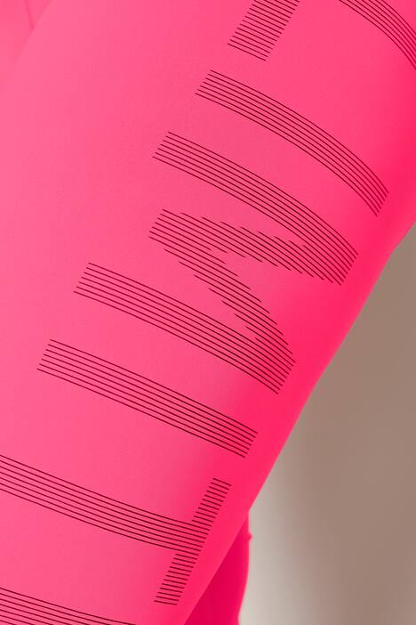 Funktions-Leggings, schnell trocknend, Schriftzug, Elastikbund