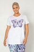 T-Shirt, Schmetterling, Rundhals, Halbarm