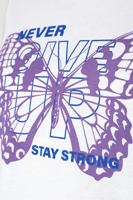 T-Shirt, Schmetterling, Rundhals, Halbarm