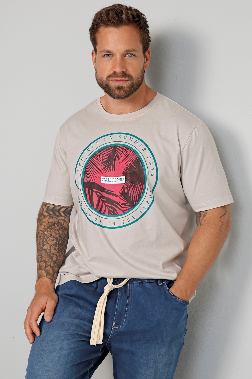 John F. Gee T-Shirt, Halbarm, California, bis 72/74