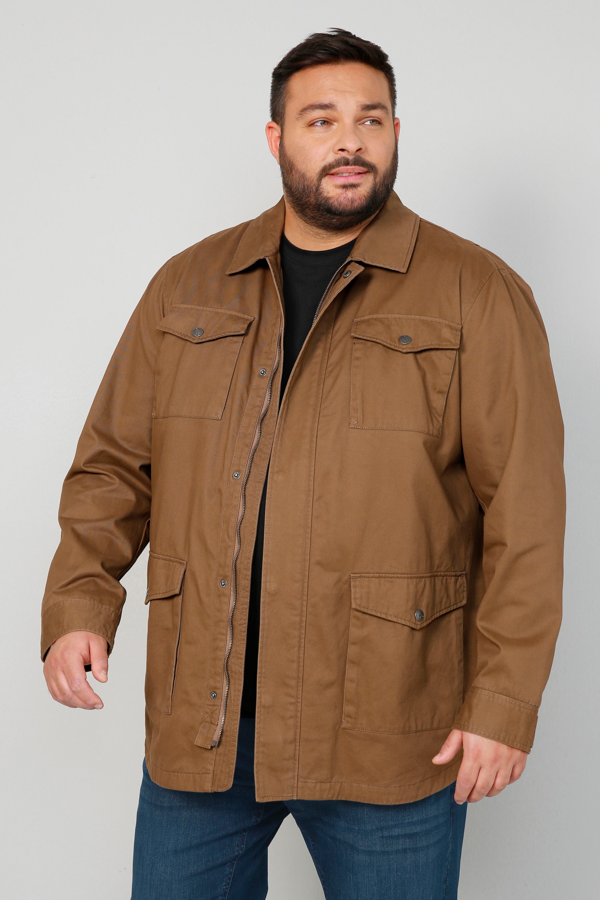 Men Plus Herren große Größen Fieldjacket Spezialschnitt 200879