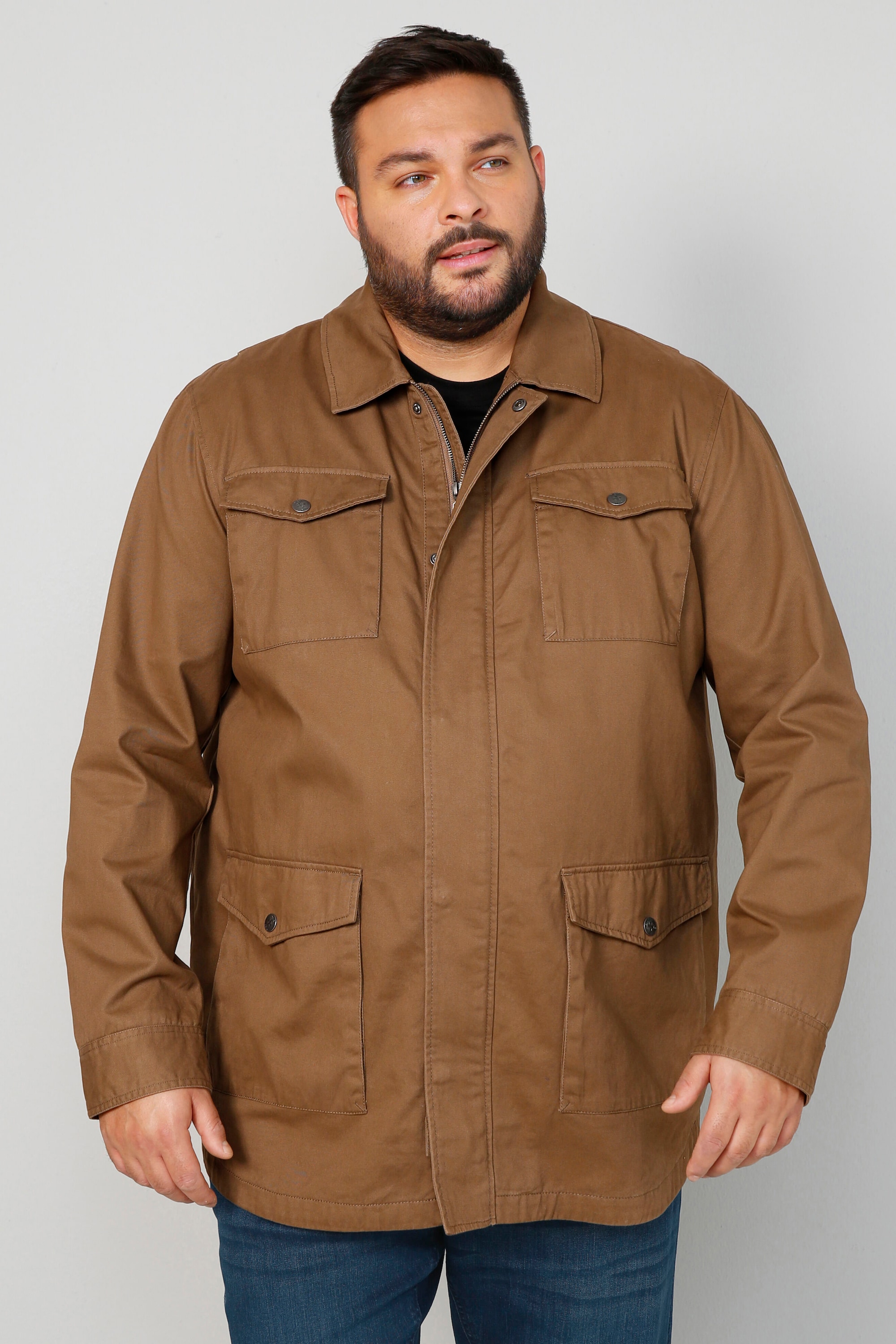 Men Plus Herren große Größen Fieldjacket Spezialschnitt 200879