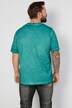 John F. Gee T-Shirt, Schnurrbart-Print, cold dyed, bis 72/74