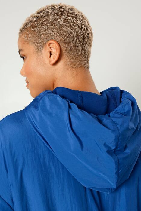 Mantel, winddicht, Kapuze, Zipper, Langarm