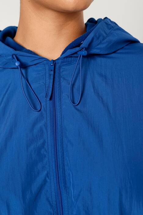 Mantel, winddicht, Kapuze, Zipper, Langarm