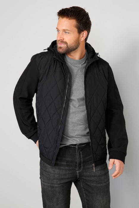 John F. Gee Hybridjacke, Stepp und Strick, bis 74