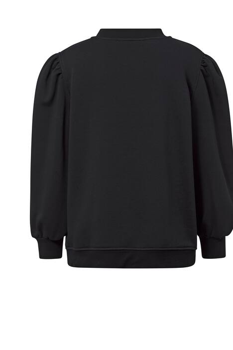 Sweatshirt, Regular Fit, Rundhals, weite Puffärmel