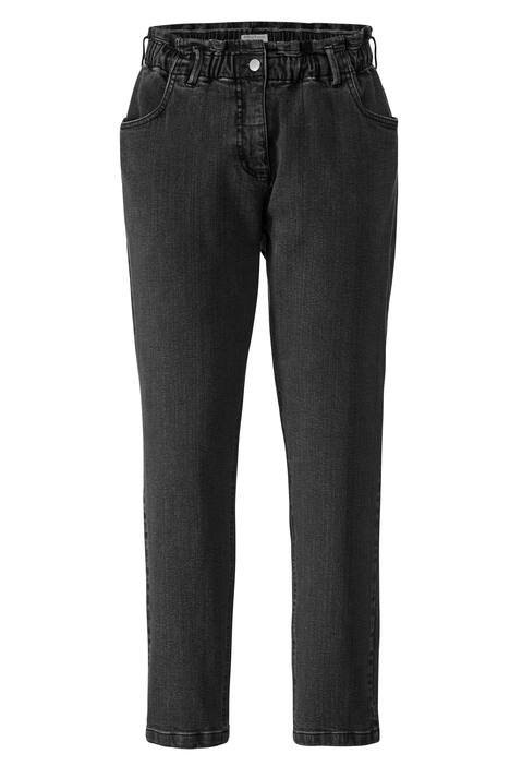 Mom-Jeans, Vintage-Look, Elastikbund, 5-Pocket