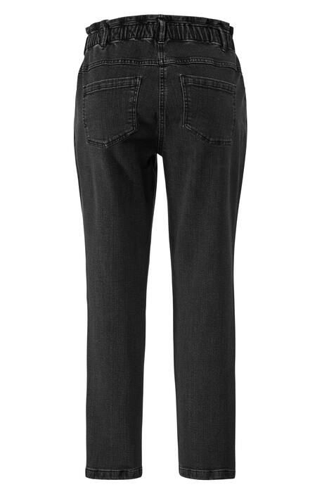 Mom-Jeans, Vintage-Look, Elastikbund, 5-Pocket