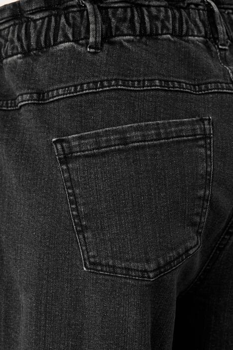 Mom-Jeans, Vintage-Look, Elastikbund, 5-Pocket