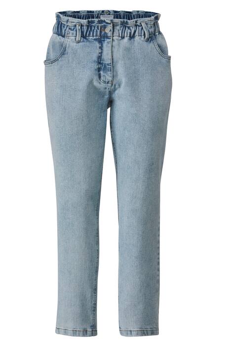 Mom-Jeans, Vintage-Look, Elastikbund, 5-Pocket