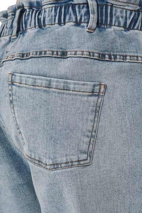 Mom-Jeans, Vintage-Look, Elastikbund, 5-Pocket