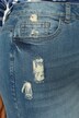 Jeansrock, Straight Fit, geschnittener Saum, Destroy-Effekte, 5-Pocket