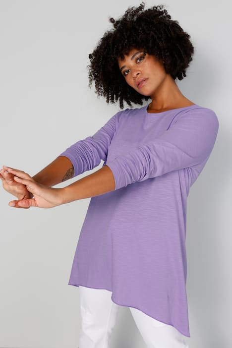 shirt abgerundeter saum