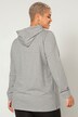 Hoodie, tekstprint, capuchon, lange mouw