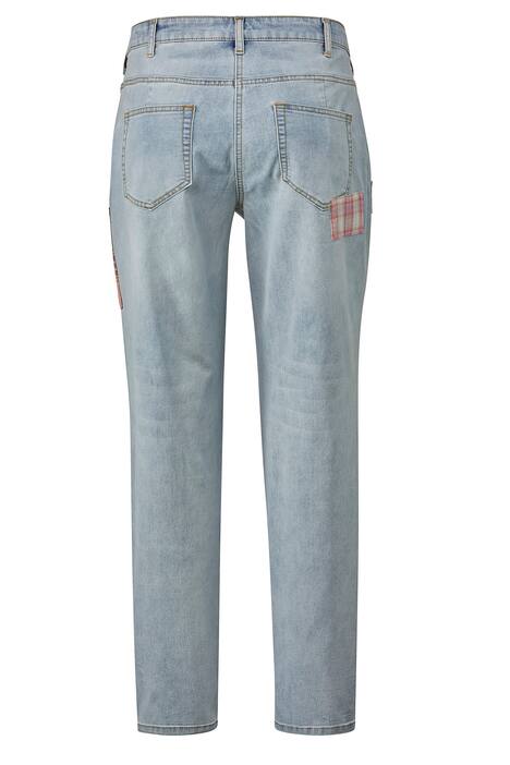 Mom-Jeans, destroyed, Patches, 5-Pocket