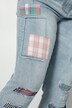 Mom-Jeans, destroyed, Patches, 5-Pocket