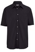 Men + overhemd, korte mouwen, buik-fit, sneldrogend, tot 80/82