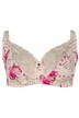 Soutien-gorge à armatures sans bonnets souples, avec motif floral