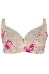 Soutien-gorge à armatures sans bonnets souples, avec motif floral