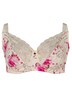 Soutien-gorge à armatures sans bonnets souples, avec motif floral