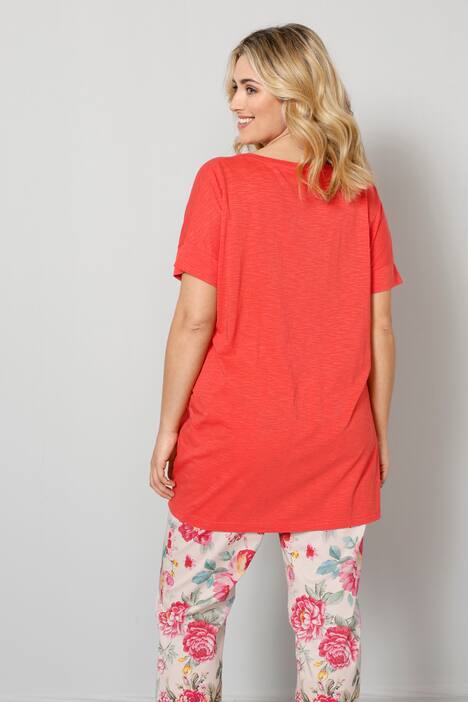 Shirt mit ,,Good-Vibes'' Schriftzug