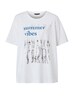 T-Shirt, Classic Fit, Print mit Schrift, Rundhals, Halbarm
