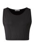 Buster, Rundhals, elastischer Saum, ärmellos