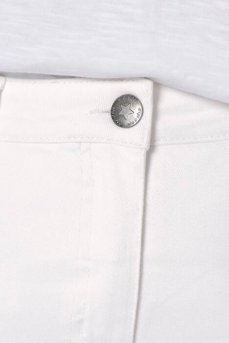 7/8-Jeans, Slim Fit, Blüten-Stickerei, 5-Pocket