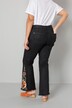 Jeans, Flared Fit, 5-Pocket, Schlag mit Stickerei