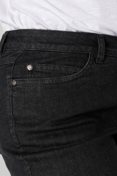 Jeans, Flared Fit, 5-Pocket, Schlag mit Stickerei
