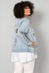 Jeansjacke, Stickereien, hellgewaschen