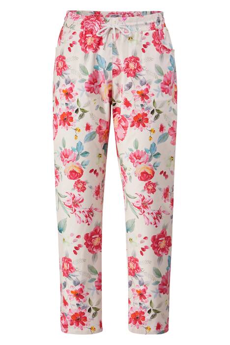 Hose allover mit Blumenprint