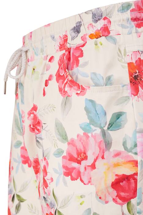 Hose allover mit Blumenprint