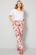 Hose allover mit Blumenprint