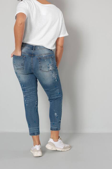 Jeans met destroyed effecten