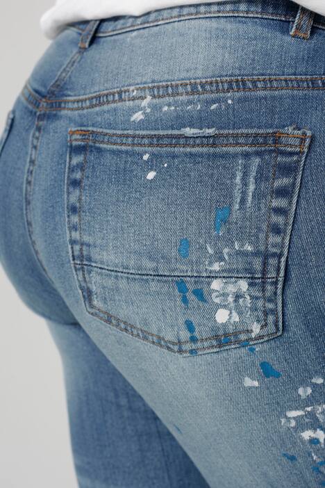 Jeans met destroyed effecten