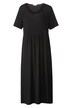 Jersey-Maxikleid, A-Line, Rundhals, Halbarm