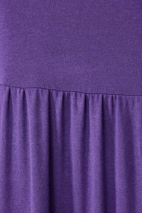 Jersey-Maxikleid, A-Line, Rundhals, Halbarm