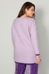 Pullover, oversized, Herzen, V-Ausschnitt, Langarm