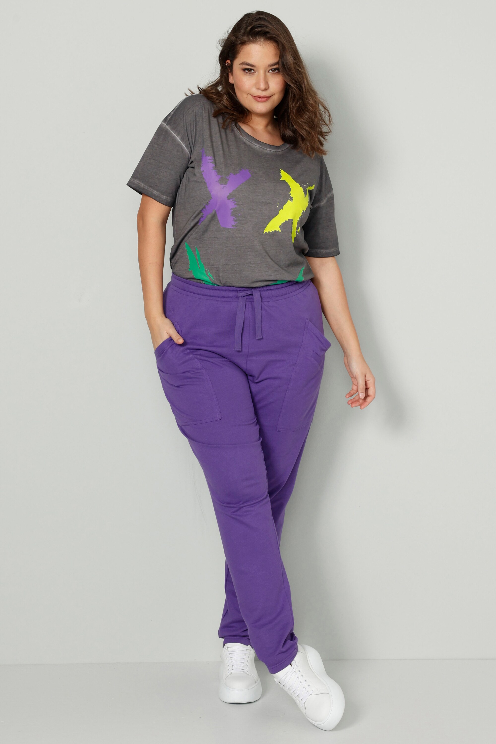 Angel Of Style Funktonshose Joggpants Loose Ft Leodruck Kntter