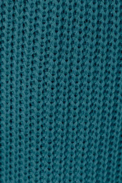 Strickmantel, lange, offene Form, Rippstrick, Langarm