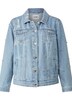 Jeansjacke, Ziernieten, Hemdkragen, Langarm