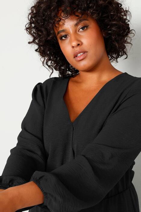 Mädchen Kleider Langarm - Elastische Taille Für 5-13 Jahre