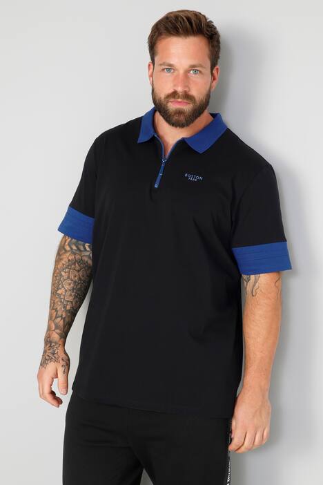 Boston Park Poloshirt, Halbarm, farbige Bündchen, bis 72/74