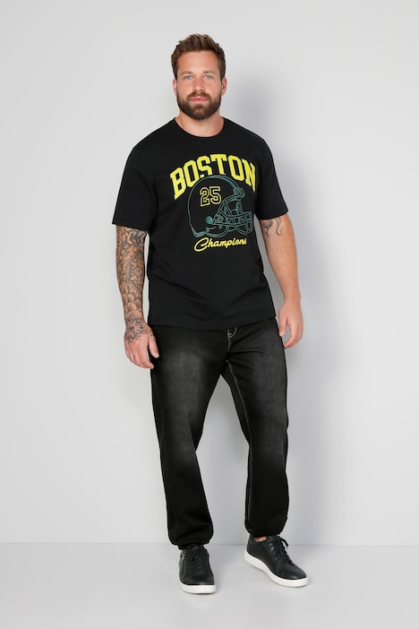 Boston Park T-Shirt, Halbarm, Print, bis 72/74